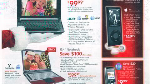 RadioShack 'Best Gifts Ever' Circular Cover