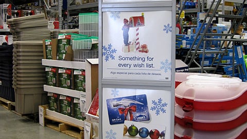 Lowe's Holiday Stanchion 