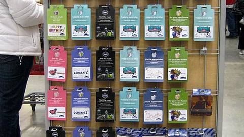 Lowe's Gift Card Display