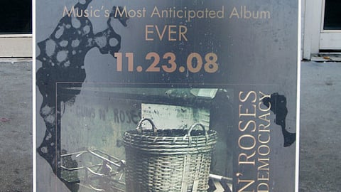 Best Buy Guns 'N Roses Sandwich Board