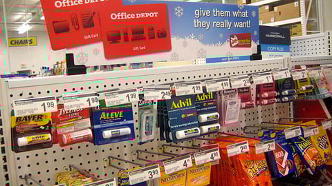 Office Depot Holiday In-Line Header