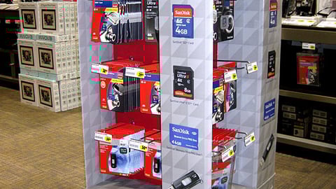 SanDisk Best Buy 'Happier Holidays' Quarter-Pallet