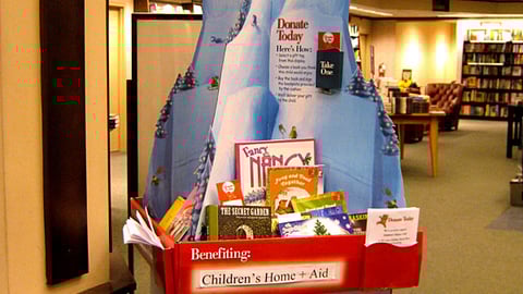 Barnes & Noble Holiday Book Drive Floorstand