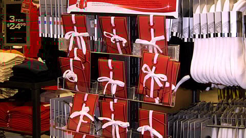Foot Locker 'Get on the Ball' Gift Card Merchandiser