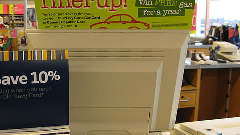 Old Navy 'FIllerup!' Checkout Sign