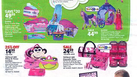 Toys "R" Us Barbie Incentive Feature