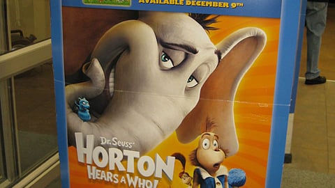 Walmart 'Horton Hears a Who!' DVD Release Security Wrap