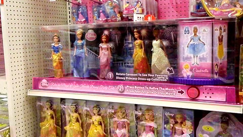 Disney Princesses Shelf Demonstrator