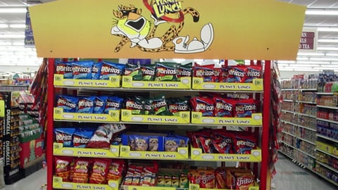Frito-Lay 'Planet Lunch' Endcap