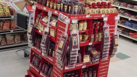 Hickory Farms Pallet Display