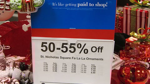 'Kohl's Cash' Incentive Sign