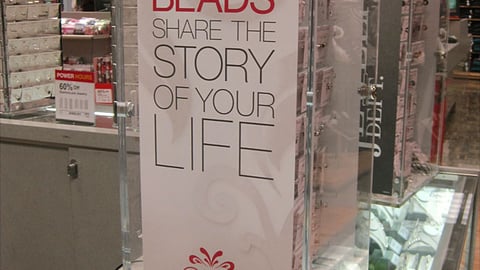 Kohl's 'Give Individuality Beads' Sign