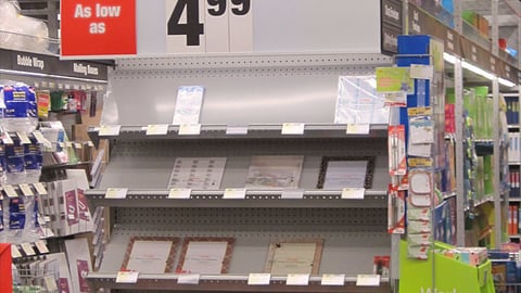 Staples 'Ahh' Endcap Header