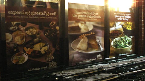 Whole Foods Holiday Window Posters