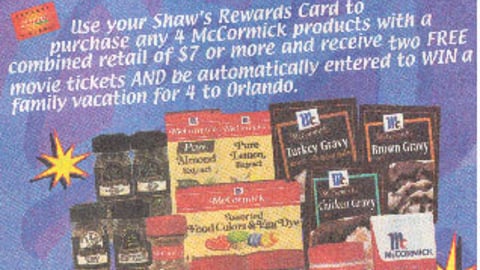 Shaw's/McCormick Feature