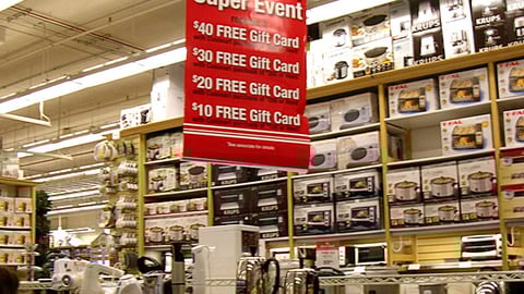 Linens 'N Things 'Cuisinart Event' Ceiling Banner