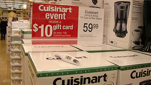 Linens 'N Things 'Cuisinart Event' Counter Card