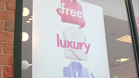 Ulta Robe Giveaway Window Poster