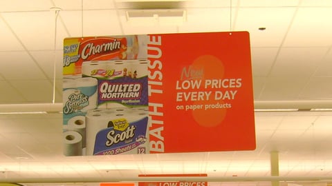 Stop & Shop 'VIP' Paper Ceiling Banner