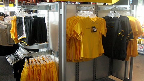 Nike Livestrong Apparel Rack