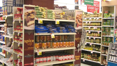 Stop & Shop Holiday Endcap