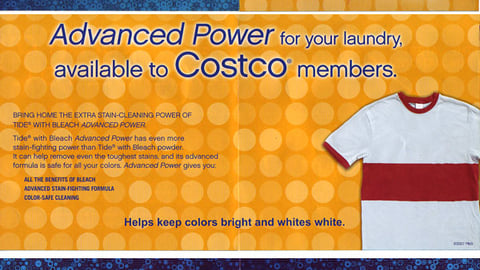 Costco/P&G 'Latest Innovations' Handout