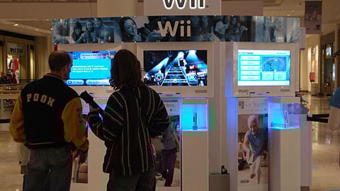 Nintendo Wii Mall Kiosk