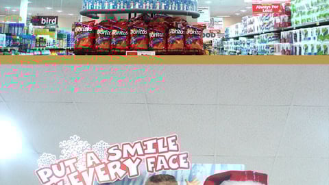 Frito-Lay Holiday Endcap Header