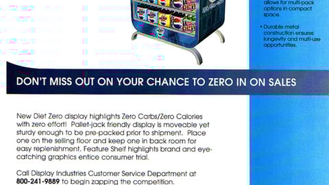 Pepsi Diet Domination Display