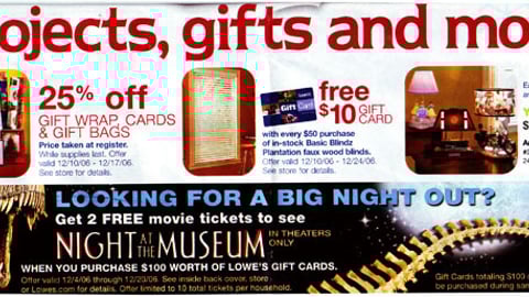 Lowe's 'Night at the Museum' Feature