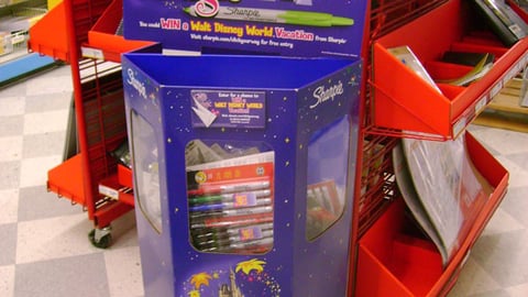 Sharpie Disney Sweepstakes Floorstand