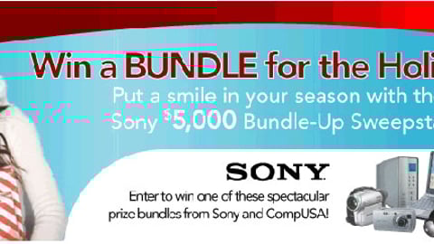 CompUSA, Sony 'Bundle Up' Sweeps