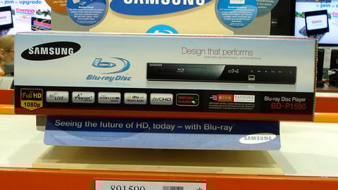 Samsung Blu-ray Player Shelf Demonstrator