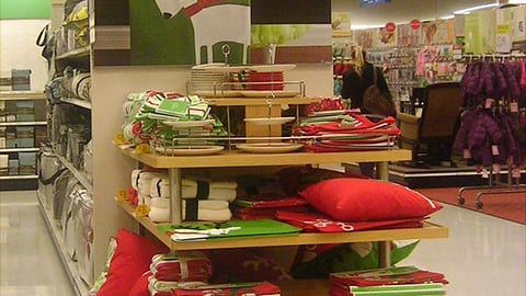 Target 'Save Merrily' Holiday Endcap