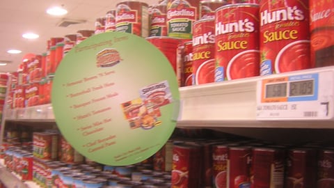 Stop & Shop/ConAgra Shelf Sign