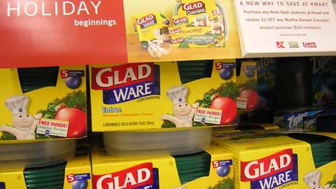 Kmart/Glad Shelf Talker and Tearpad