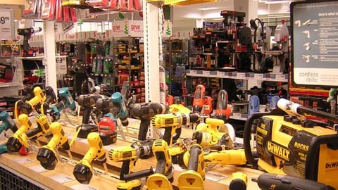 DeWalt Power Tool Display