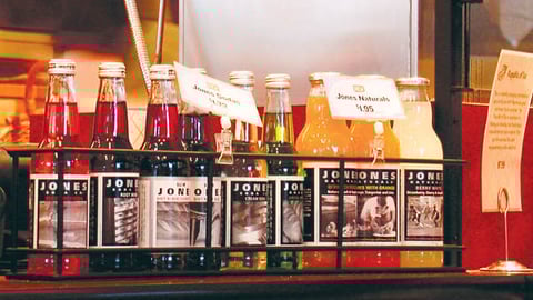Jones Soda Shelf