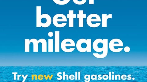 Shell Mileage Poster
