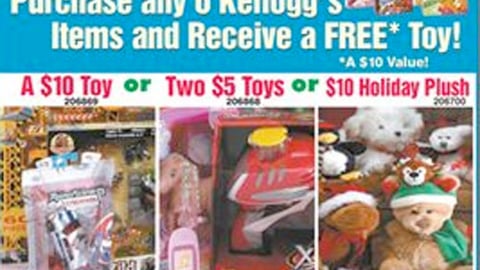 Stop & Shop/Kellogg 'Free Toy' Feature