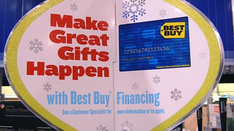 Best Buy Financing Endcap Header