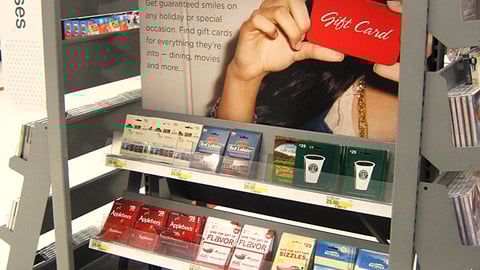 Target Gift Card Display
