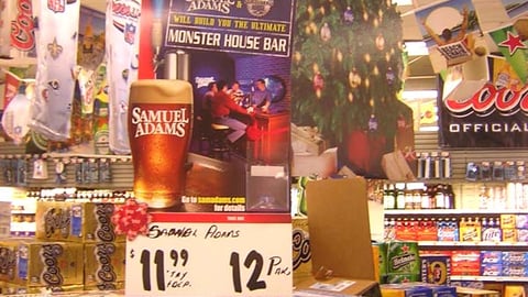 Sam Adams 'Monster House' Display