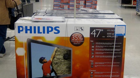 Walmart Philips HDTV Pallet