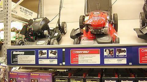 Bolens, Troy-Bilt Mower Display