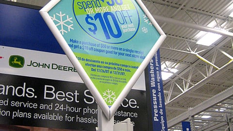 Lowe's Post-Holiday Incentive Sign