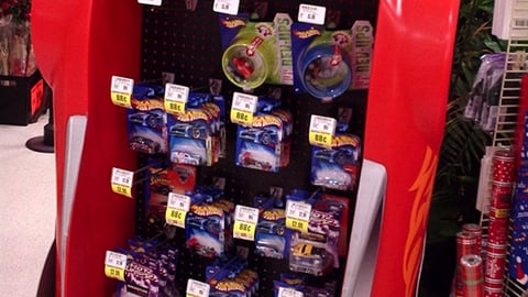 Hot Wheels Display