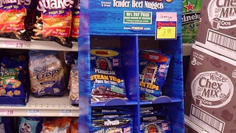 Pemmican Steak Tips Floorstand