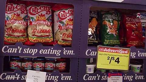 Jay's Potato Chips Display