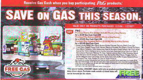Rite Aid Gas Cash Feature